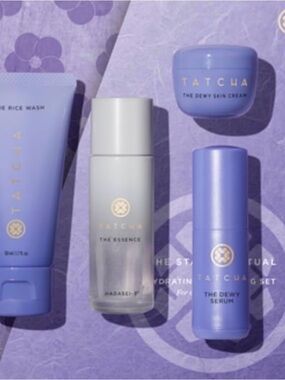 Tatcha Skincare Set in Lavender and Pearl